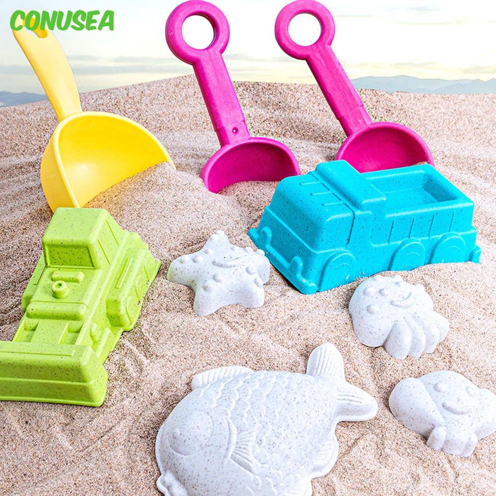13/4 PCS Set Summer Beach Sand Play Toys for Kids Children Cute Animal Model - £18.02 GBP+