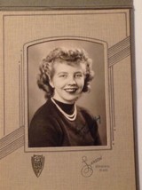 Vintage Real Photograph Pretty Girl Dorothy 1944 Graduation Photo Movie Prop - £7.08 GBP