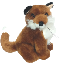 Brown Red Fox Forest Animal Realistic Plush Stuffed Animal 7&quot; - £30.67 GBP