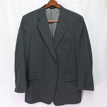 Brooks Brothers 43R Charcoal Gray Brooksease Blazer Jacket Sport Coat - £15.62 GBP