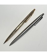 Parker Jotter Pen And Pencil Stainless Pen Gold Tone Pencil - $25.53 CAD