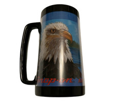 Vintage Snap On American Wildlife Series Thermo Serv Coffee Cup Mug - £12.50 GBP