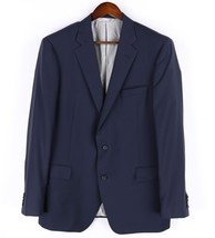 Samuelsohn Columbo 150&#39;s IceWool 2pc Suit 44L Navy Blue Pants 37 X 30 Recent - $139.89