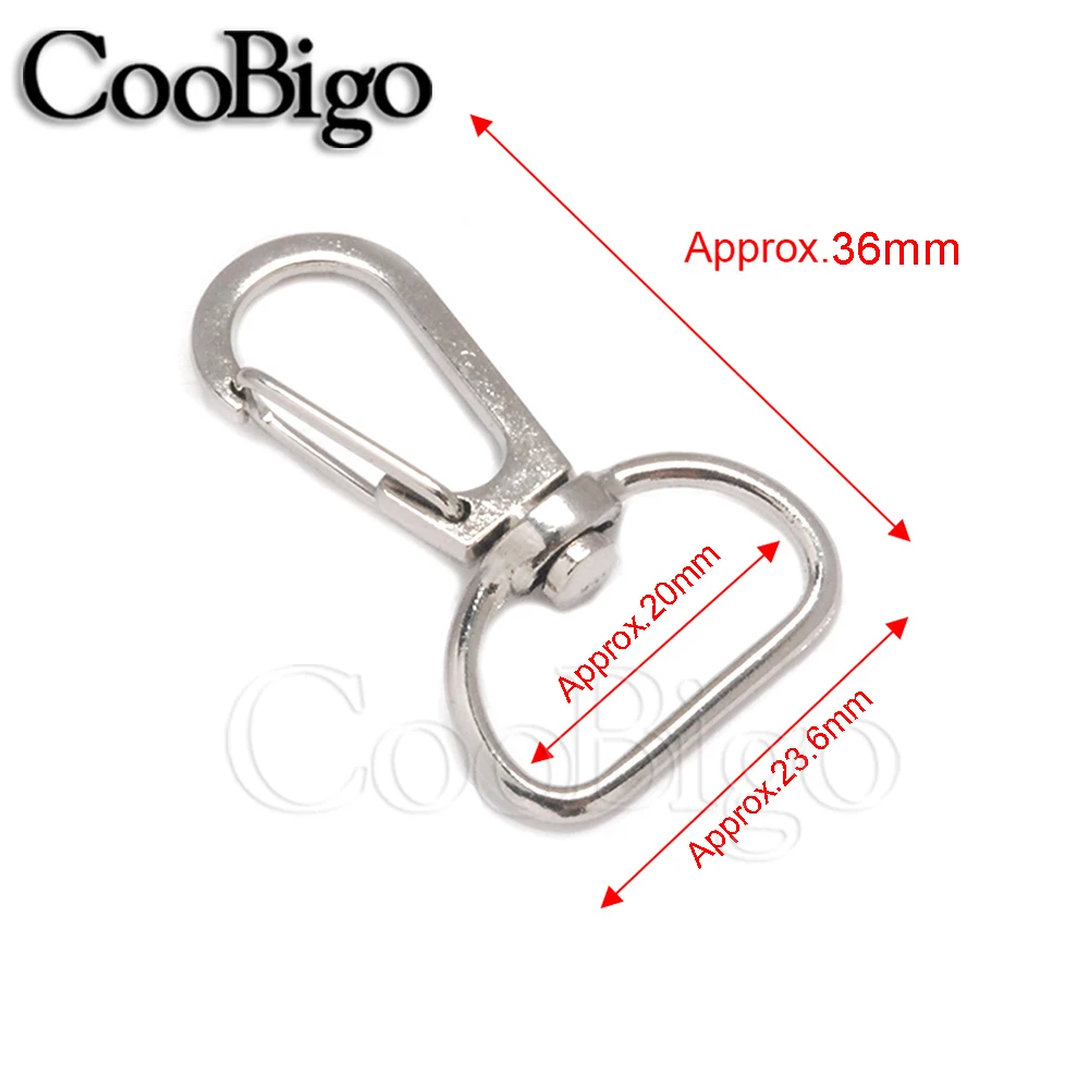 50pcs 5/8 1 Metal Lobster Clasp Key Chain Holder Swivel Trigger -19.5mm ... - $21.86 CAD