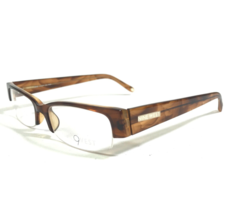 Nine West 316 FM5 Brille Rahmen Braune Rechteckig Halbe Felge 49-16-140 - £44.54 GBP