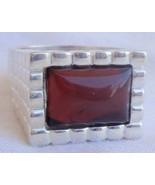 Red agate ring for man - $720.09 MXN