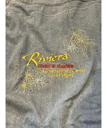 Vtg Las Vegas Riviera Hotel Casino Trucker Denim Jean Jacket Size XL 90&#39;... - $18.00