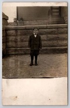 RPPC Darling Boy In Hat Real Photo Postcard G34 - $4.95