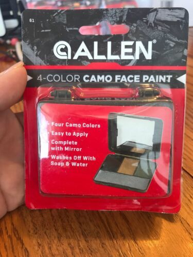 NEW ALLEN 4-Color Hunting Tactical CAMO Face Paint / Makeup KIT 61 FAST SHIP - $22.65