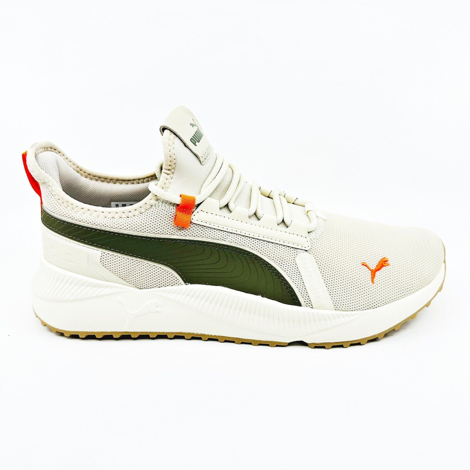 Puma Pacer Future Street Plus Alpine Snow Olive Orange Mens Shoes 384634 26