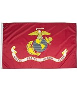 US Marine Corps USMC Military Flags 3X5 Outdoor- US Marine Army Flags wi... - $49.27