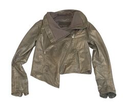 Yigal Azrouel New York Leather Jacket Women’s Size 4 Made in USA Motorcycle image 2