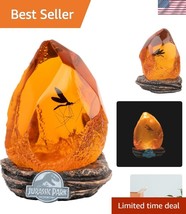 Jurassic Park Table Lamp - Cordless LED with Amber Shade for Home Decor - $1,541.07 MXN
