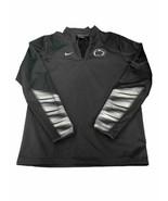 Nike Gray Penn State 1/4 Quarter Zip Men&#39;s Medium Performance Pullover 1... - $25.00