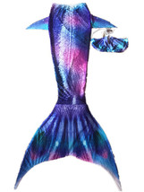 2017 HOT Swimmable Mermaid Tail With Monofin Beach Wear Photo Prop Swimm... - $49.99