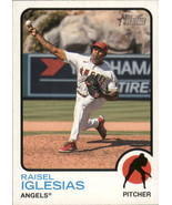 2022 Topps Heritage #158 Raisel Iglesias- LA Angels Baseball Card {NM-MT} - $0.25