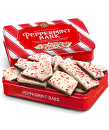 A Gift inside Handmade Layered Dark and White Chocolate Peppermint Bark - £31.03 GBP