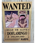 Wanted Dead Or Alive Doflamingo Law Marine Anime Poster One Piece Manga ... - £15.15 GBP