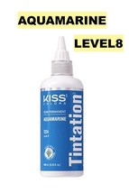 Kiss Tintation Semi-Permanent Hair Color 5 Fl Oz Aquamarine T224 Level: 8 - £4.45 GBP