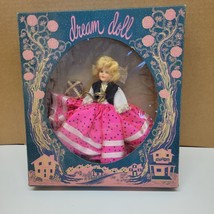 Vintage 1950 8&quot; Dream Doll An Elite Creation Sleeping Eyes with Box, Polish Girl - £19.12 GBP