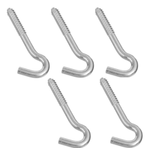 Screw Hook 4-1/2&#39;&#39; L Heavy Duty Steel Zinc Plated, Stanley Hardware N220... - $4.95