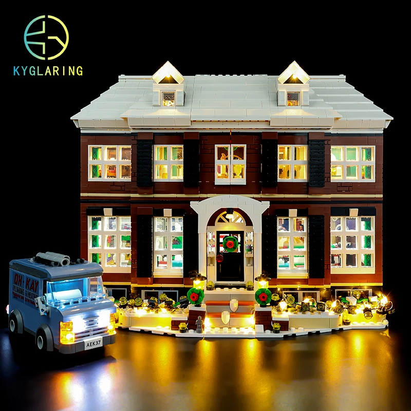 Kyglaring Led Lighting Set DIY Toys for Ideas 21330 Home Alone Blocks Building - £30.73 GBP