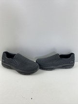 Skechers Relaxed Fit CRESTON Gray Knit Slip On Memory Foam Sneakers Mens Size 11 - £27.21 GBP