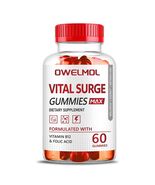 BestBy10/27 VitalSurge Male Performance Gummies MAX Strength 1050MG 60 Ct - $220.33 MXN