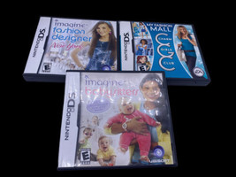 Nintendo DS Games Lot Girls 3 My Fashion Mall Designer New York Babysitters - £21.07 GBP