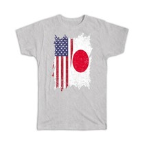 United States Japan : Gift T-Shirt American Japanese Flag Expat Mixed Country Fl - £14.42 GBP+