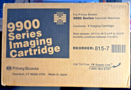 GENUINE PITNEY BOWES 9900 SERIES FAX IMAGING CARTRIDGE REORDER NO: 815-7 - £19.59 GBP