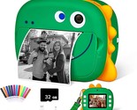 Wq Camera For Kids, Instant Print Camera With 32Gb Memory Card, Selfie V... - £38.27 GBP