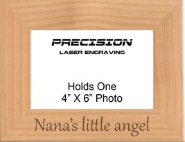 Nana&#39;s little angel Engraved Picture Frame - Grandma Granddaughter Grandson - £18.90 GBP+