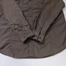 Swaggers designed by Genesis Men's XL Button Up Green Shirt U.S. Force U.S. Flag image 11