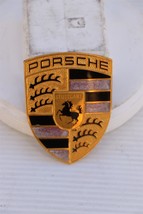 Porsche Cayenne Front Hood Badge Logo Crest Emblem