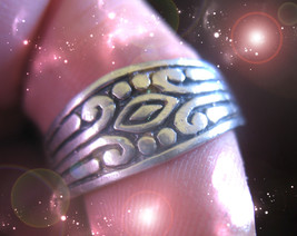 Haunted Ring Sorcerer&#39;s Divine Master Codes Highest Light Collect Magick - £221.23 GBP