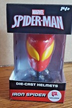 MARVEL Iron Spider Die-Cast Helmet Display on Stand / Walgreens Exclusive - £7.18 GBP