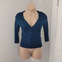 New York &amp; Company Women&#39;s Sweater ~ Sz L ~ Long Sleeve ~ Blue - £16.53 GBP