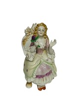 Andrea Sadek Figurine Sculpture Japan Victorian Antique vtg princess 075B rose - £54.34 GBP
