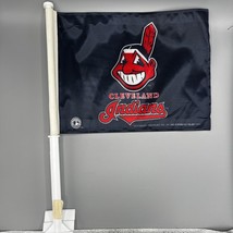 Cleveland Indians Chief Wahoo 2-Sided Car Flag 1999 Licensed Lifestyles - £15.63 GBP