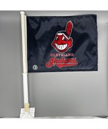 Cleveland Indians Chief Wahoo 2-Sided Car Flag 1999 Licensed Lifestyles - £15.63 GBP
