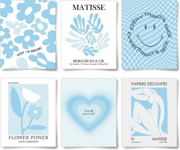 Henri Matisse Prints For Bedrooms: La Naranja Blue White Wall Art, Unframed. - £19.16 GBP