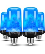 Hompavo 【Upgraded LED Flame Light Bulbs, Purple Flickering Light Bulbs with - $1,022.47 MXN