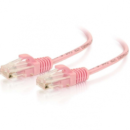 C2G 01191 3FT SLIM CAT6 CABLE UTP PINK - $28.50