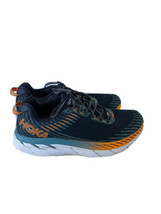 Hoka One One Mens Shoes Clifton 5 Blue Orange Running Size 9 - £32.91 GBP