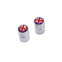 London Craftwork Aluminium Valve Inner Tube Caps for BROMPTON Union Jack... - $23.74