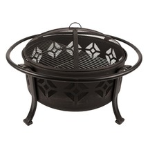 Pleasant Hearth Sunderland Deep Round Bowl Fire Pit, 36-Inch - $297.99