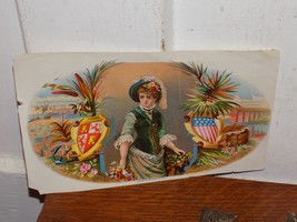 Vintage Unknown Cigar Paper Label - $23.76