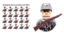 WW2 Military Soldier Building Blocks Action Figure Bricks Kids Toy 20Pcs/Set A28 - £18.84 GBP