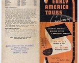 1938 New York Central Early American Tours Brochure Colonial Shrines  - £10.90 GBP